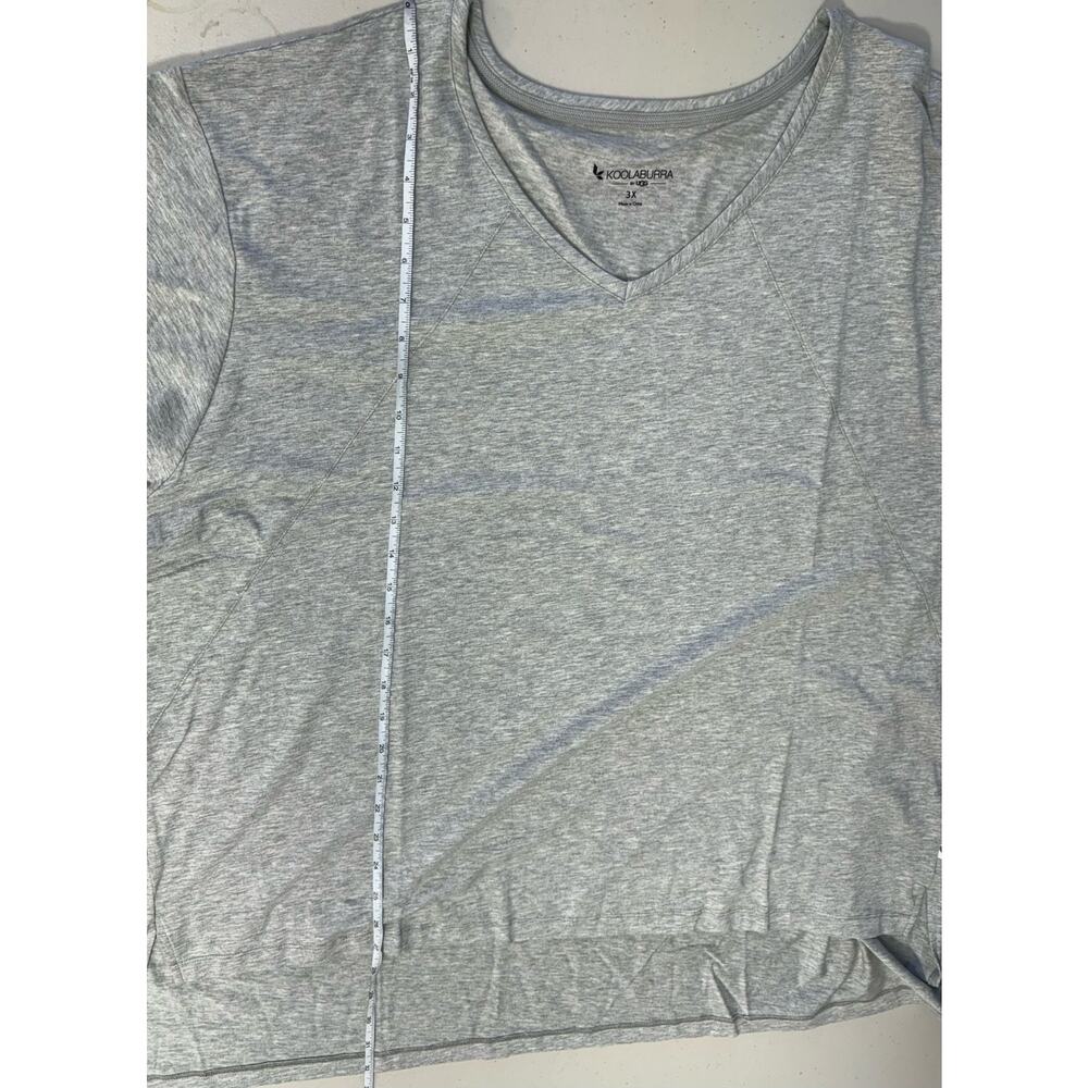 Koolaburra by UGG Jersey Short Sleeve Tunic Heathered Gray Plus Size 3X NWOT - Picture 9 of 9